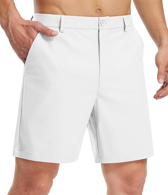 Libin Golf Shorts Men Dress Shorts Casual Work Flat Front Stretch Lightweight