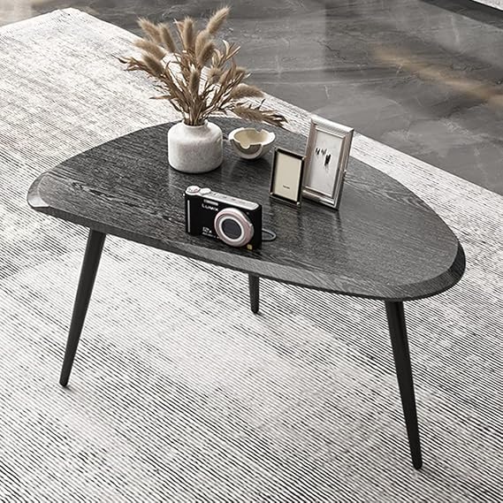 Mid Century Coffee Table, Nesting Coffee Table Set, Coffee Tables For Living Room(Size:79 * 53 * 47cm,Color:Jazz Black)