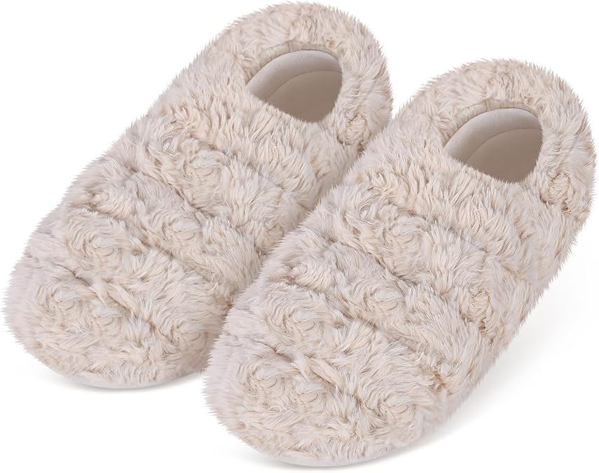 SUZZIPAD Microwavable Slippers and Foot Warmer for Bed, Microwave Heated Slippers for Women & Man, Feet Warmers for Plantar Fasciitis, Cold Feet