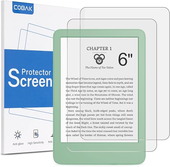 CoBak 2 Pack Matte Screen Protector for 6" Display, not for iPad (A0721)