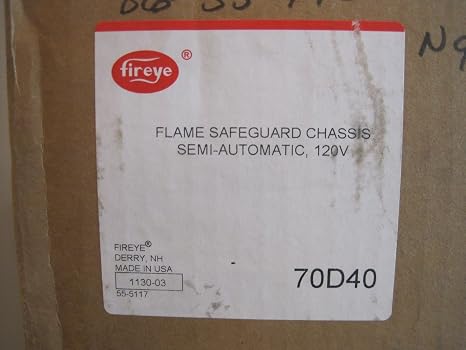 FIREYE 70D40 Flame Safeguard Chassis