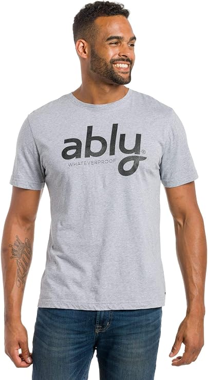 Ably Men's WhateverProof T-Shirt | Repels Liquids, Stains, and Odors