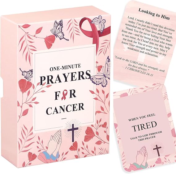 Breast Cancer gifts for women, 72 Prayers for Cancer Patients female, Cancer comfort, Cancer Patients Must Have,Chemo/Healing Gifts for Cancer, Things Bring to Chemo