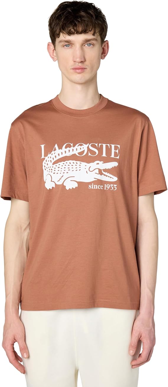 Lacoste Classic Fit Cotton Print T-Shirt