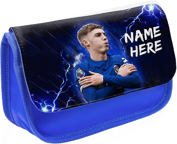 Personalised Palmer Pencil Case Football Legend Chelsea School Pen Bag Footballer Boys Stationary Gift NLP83