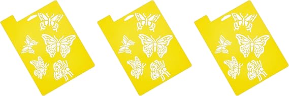 Delta Creative Stencil Mania Stencil, 7 by 10-Inch, 970820710 Butterflies