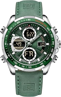 LAKEYLOYI Digital Watches for Men Analog Quartz Chronograph Luminous Designer Fashion Business Sport Waterproof Wristwatch