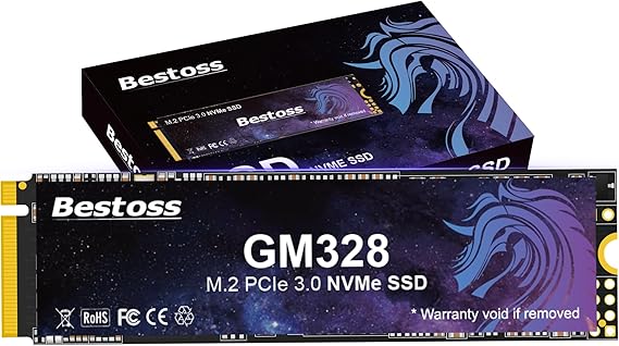 512GB PCIe Gen3 NVMe M.2 SSD 2280 3D NAND Internal Solid State Drive Dynamic SLC Cache Up to 3,500MB/s for Students, Office, Games, Home Entertainment, Desktop or Laptop GM328