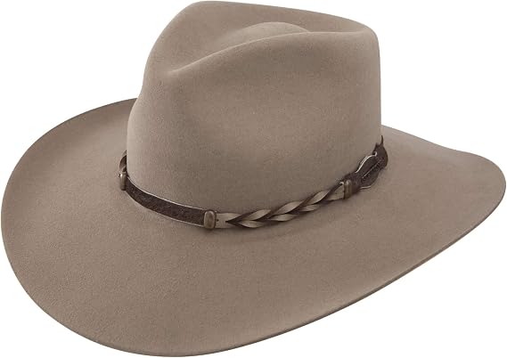 Stetson Unisex Drifter 4X Wool Felt Cowboy Hat Stone 6 7/8