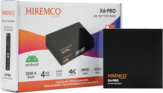 Hiremco X6 PRO Android Box