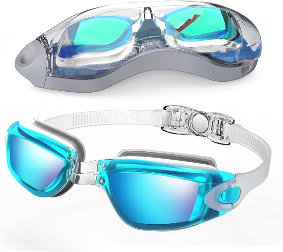 Aegend Swim Goggles, Swimming Goggles No Leaking Full Protect Adult Youth