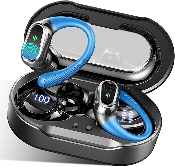 Wireless Earbuds, 2026 Bluetooth 5.4 Headphones, ENC Noise Canceling Mic
