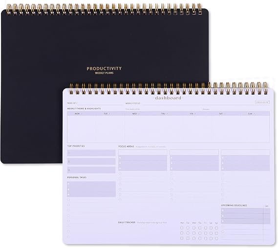Weekly Academic Planner for Students & Teachers - College Study Supplies