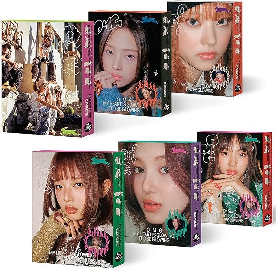 NEWJEANS OMG 1st Winter Single Album ( MESSAGE CARD Ver. - NEWJEANS ) K-POP SEALED