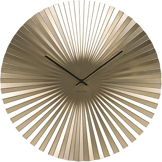 Karlsson Sensu Wall Clock Diameter 50 cm Gold