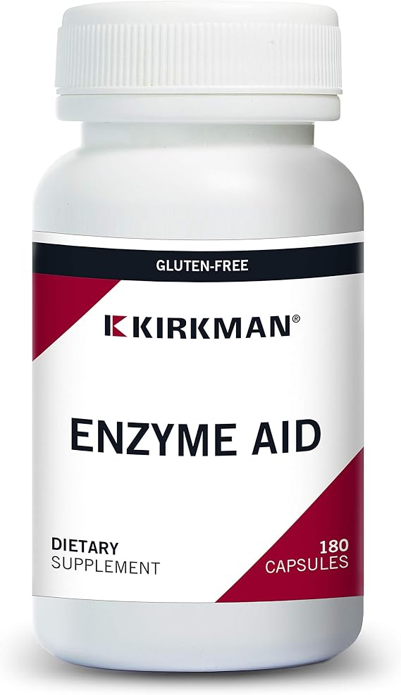 Kirkman Enzyme-Aid Dietary Supplement, 180 Capsules