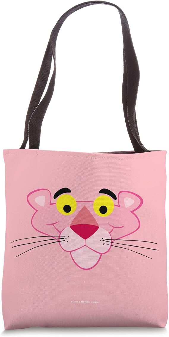 Pink Panther Face Tote Bag