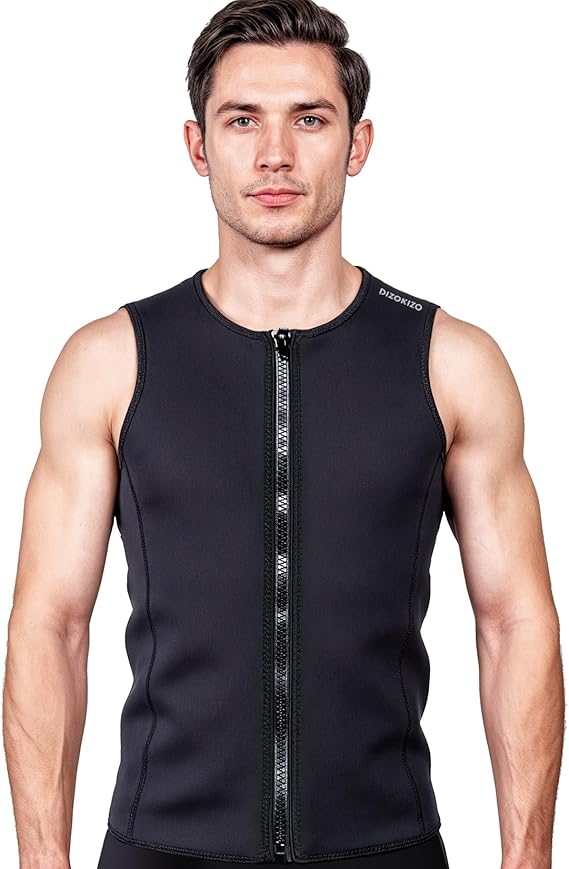 Wetsuit Top 3mm Neoprene Thermal Sleeveless Swimming Tops
