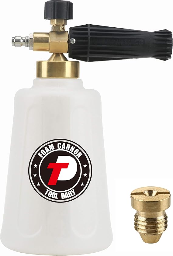 Tool Daily Pressure Washer Foam Cannon, Additional Orifice Nozzle 1.1mm