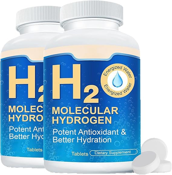 H2 Molecular Hydrogen,90pcs,Balanced Well-Being,Daily Support,Soak in water at a temperature of 60° or above for 30 minutes,2pcs