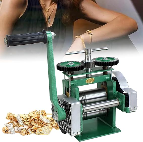 Jewelry Rolling Mill Combination Rolling Mill, Jewelry DIY Tools & Equipment DIY Jeweler Craft Professional Gear Ratio, Manual Combination Rolling Mill