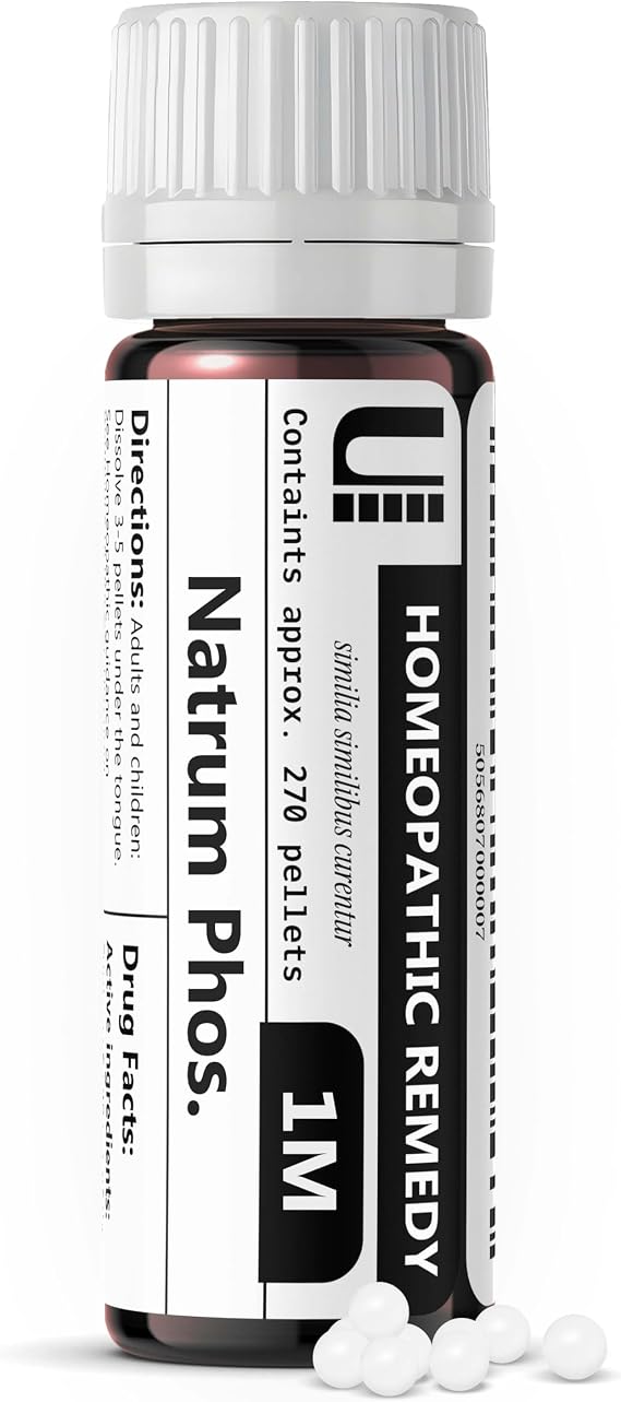 Natrum Phosphoricum 1M Homeopathic Remedy, 270 Pellets