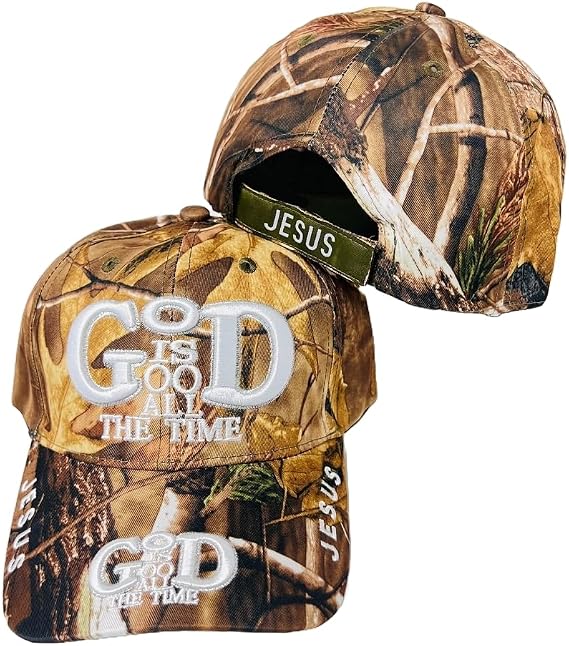God is Good All The Time - Unisex Religious 3D Embroidered Baseball Cap