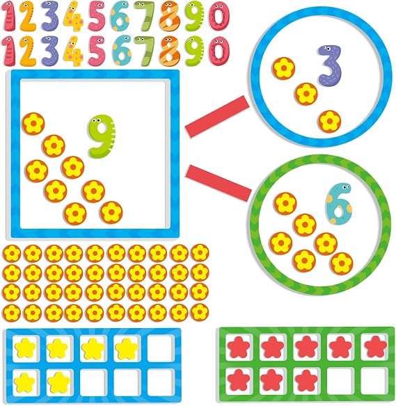 97 PCS Magnetic Numbers for Whiteboard, Math Manipulatives Kindergarten