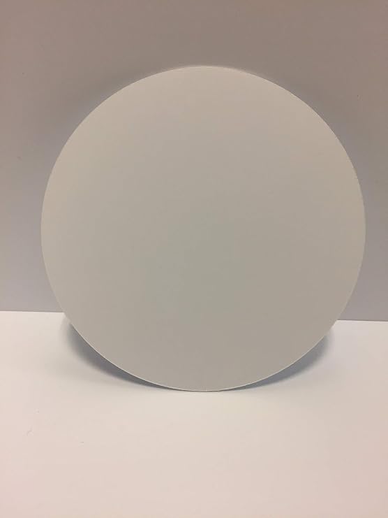 SIBE-R-PLASTIC SUPPLY White Polystyrene Circle 0.020" Thick - Pick Your Diameter (13 Inch 3 Pack)