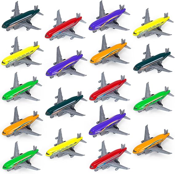 15 PCS Airplane Toys Goodie Bag Stuffers, Mini Diecast Toy Airplane