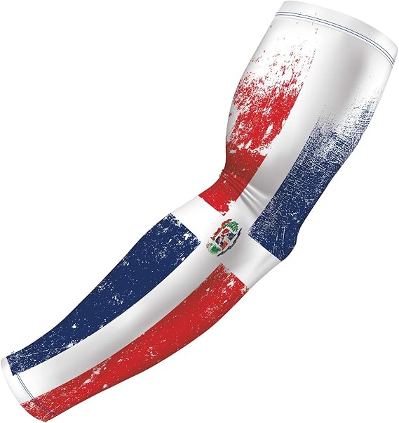 B-Driven Sports Sleeve Pro-Fit - Patriotic Arm Sleeve - USA, Cuba, Mexico, Israel, Canada, Venezuela, Dominican Rep. - Single