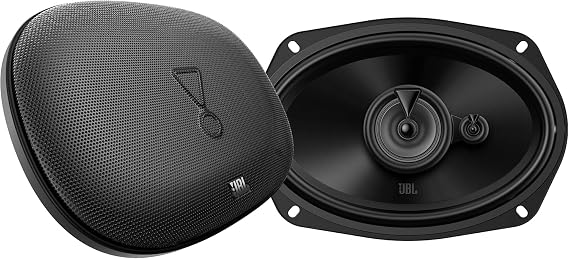 JBL Stage2 GEN2 965M 6x9 in / 152x229 mm 3-Way Coaxial Car Speakers | 70 W RMS / 210 W Peak, 91 dB, 4 Ohm, 50 Hz-20 kHz - Plus One cone - grilles included - set of 2