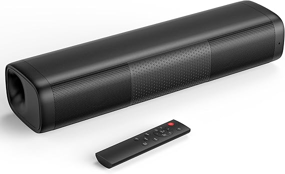 Saiyin 11.7-inch Sound Bar, Small Size & Big Power, Center-Channel Speakers