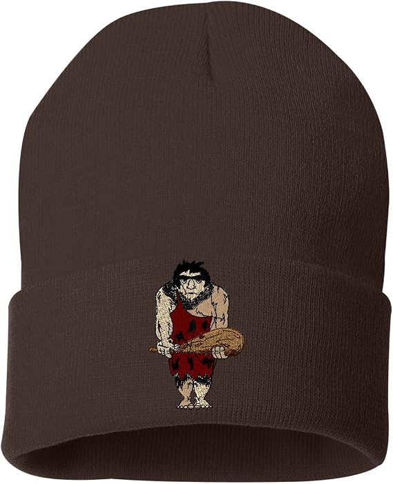 Caveman Custom Personalized Embroidery Embroidered Beanie