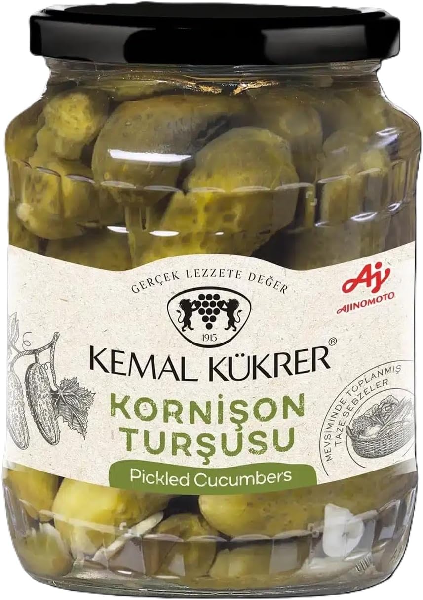 Kemal Kükrer Cornice Pickle No:2 Glass Jar 680 gr
