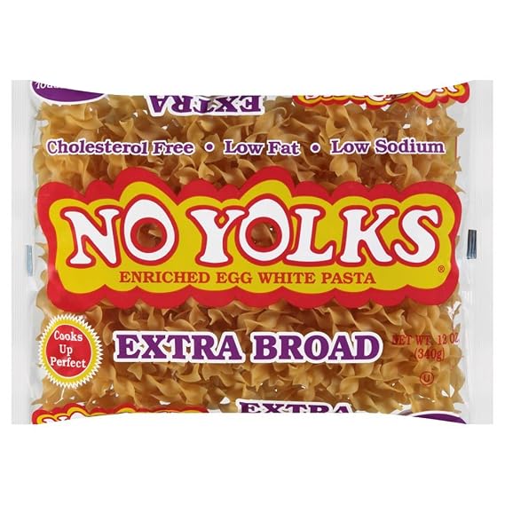 No Yolks Extra Broad Egg Noodle, 12-Ounce