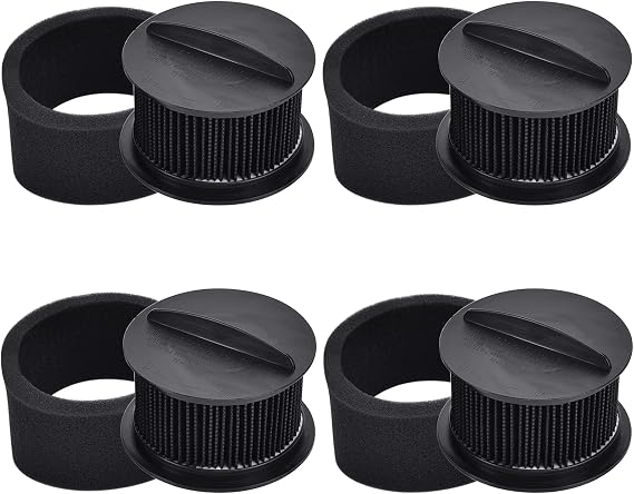 Leadaybetter 4 Pack Replacement Filter for Bissell Power Force & Helix Turbo Inner and Outer Filter Set for Bissell 32R9,203-7913