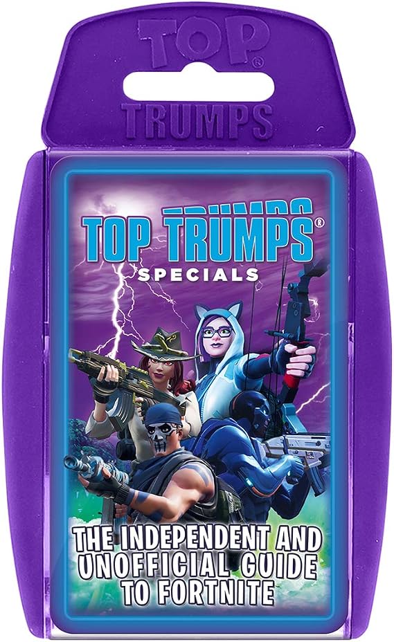 Top Trumps The Independent and Unofficial Guide To Fortnite Card Game, learn about weapon grades and fire rate, gamer gifts for ages 6 plus
