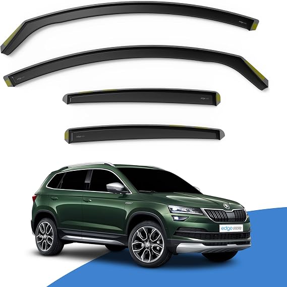 EdgeVisors Wind Deflectors for Skoda Karoq MK1 Door 5 Door SUV 4pc