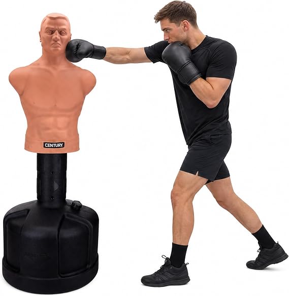 Century BOB Body Opponent Bag | Freestanding Punching Bag | Boxing Bag for Adults | Adjustable Boxing Bag Stand | Kick Boxing Mannequin | Moveable Training Bag for Martial Arts & Boxing