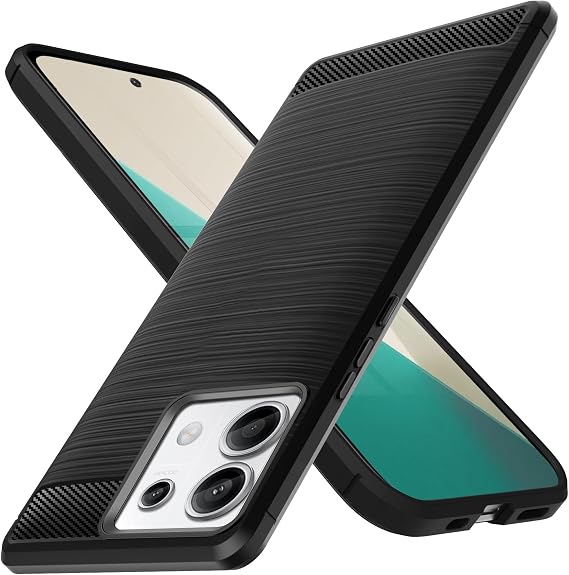 Xiaomi Poco X6 Pro 5G Case, TPU Shockproof Silicone, Thin, Xiaomi, edmi K70E Cover, Slim, Fingerprint Prevention, TPU Cover, Flexible, Shock Absorption, US Military MIL Listed, Protective Cover, Drop