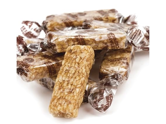 Joyva Sesame Crunch - Small Individually-Wrapped Crunchy Sesame Candy Bars with Honey - Bite-Size On-The-Go Sweet Snacks - Kosher, Parve, No Gluten or Dairy - Made in Brooklyn (5 lb)