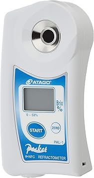ATAGO PAL-1 0.0-53.0% BRIX, (3810) Digital Hand-HELD Pocket Refractometer