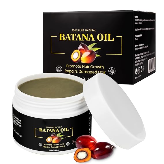 Batana Oil for Hair Growth, Brown, 4.16 OZ
