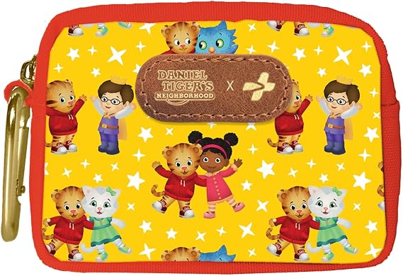 KeepGoing Daniel Tigers Small Travel First Aid Kit Kids 60 Pc. | Mini First Aid Kit for Purse, Diaper Bag, Backpack with Latex-Free Bandages 4 Oz., 4.5 x 3.5 x 2 in, TSA-Approved