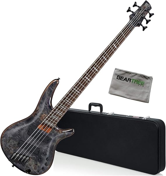 Ibanez SRMS805 DTW SR Bass Workshop 5-String Multiscale (Deep Twilight) Bass w/