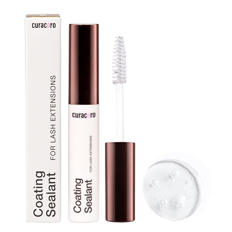 Curacoro Lash Coating Sealant 10ml, Protective Topcoat for Lash Extensions