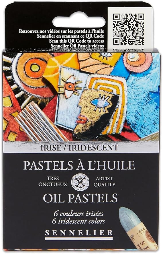 Sennelier Artists Oil Pastels - Set of 6 x Iridescent