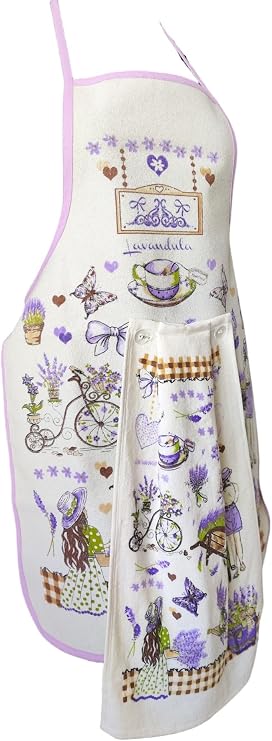 Kitchen Apron & Towel Liquid Proof Apron Set