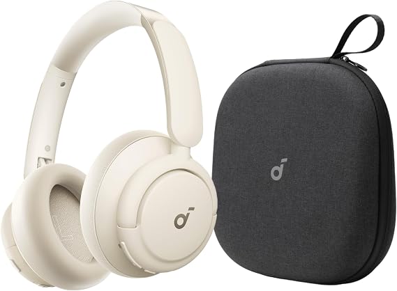 Soundcore Life Q30 by Anker, Hybrid Active Noise Cancelling Headphones, with Travel Case, Multiple Modes, Hi-Res Sound, Custom EQ via App, 50H Playtime, Comfortable Fit, Bluetooth